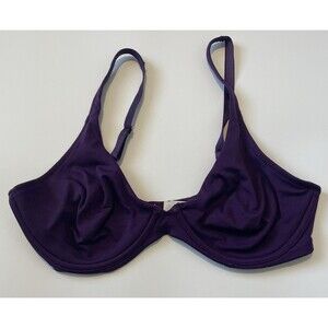 gilligan & o'malley Intimates Bra Purple 36D Wired No Padding Back Closure